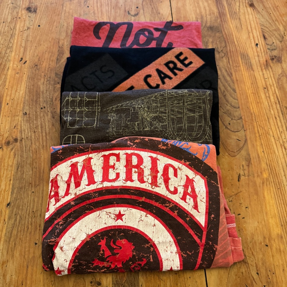 🇺🇸 Conservative Christian Graphic Tee Bundle (4 Shirts)